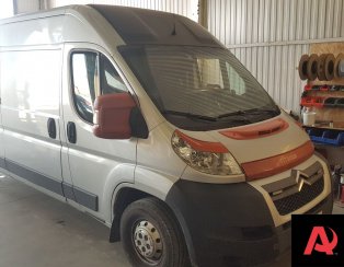 Установка осевого комплекта на ниппелях Citroen Jumper