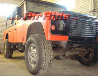 Пневмоподвеска на Land Rover Defender