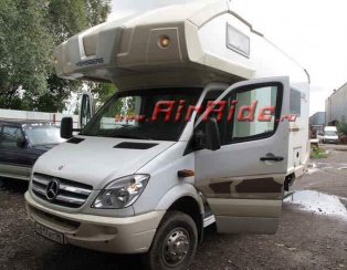 Пневмоподвеска на автодом Mercedes 515