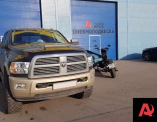 Установка задней пневмоподвески Dodge Ram 2500