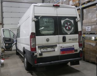 Установка пневмоподвески на Fiat Ducato