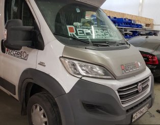 Установка передних пневматических стоек на Fiat Ducato (08.06.2018)