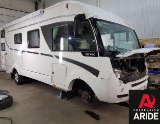 Пневмоподвеска на автодом ITINEO SB 720 на базе Fiat Ducato