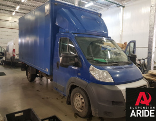 Установка пневмоподвески и системы управления на заднюю ось Fiat Ducato (25.04.2018)