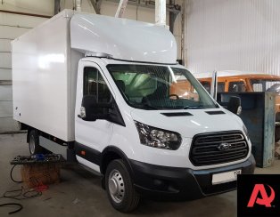 Установка пневмоподвески на новый Ford Transit промтоварный фургон