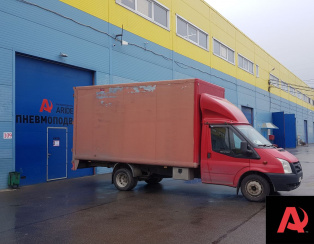 Установка задней пневмоподвески на Ford Transit 2007 года