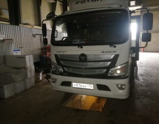 Установка пневмоподвески на Foton Aumark S120 (BJ 1128)