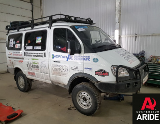 Установка пневмоподвески на переднюю ось ГАЗ Соболь 4x4