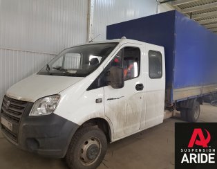 Установка пневмоподвески на переднюю и заднюю ось на Газель Некст
