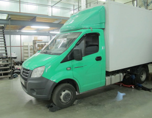 Установка пневмоподвески Газель NEXT шасси