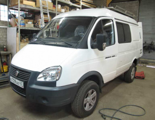 Установка пневмоподвески на Газ Соболь 4х4