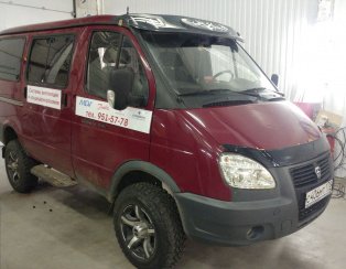 Установка задней пневмоподвески ГАЗ Соболь 4х4