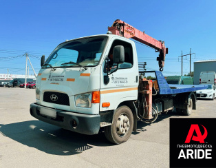 Установка вспомогательной пневмоподвески на Hyundai HD78