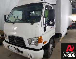 Установка пневмоподвески на заднюю ось Hyundai HD78