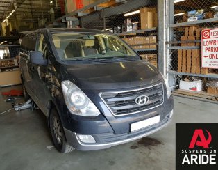 Установка пневмоэлементов в пружины Hyundai Starex