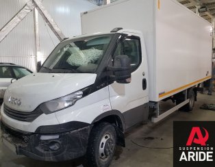 Установка пневмоподвески на заднюю ось Iveco Daily 50с, 6 поколение