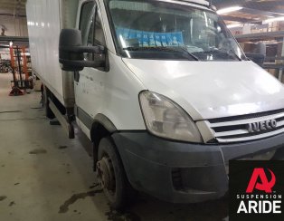 Установка комплекта пневмоподвески на заднюю ось Iveco Daily 65C