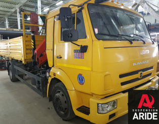 Установка пневмоподвески на заднюю ось Камаз 4308