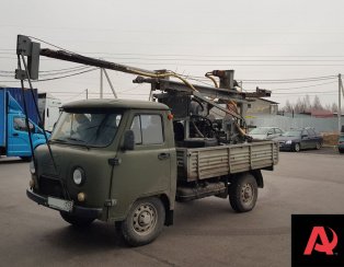 Установка пневмоподвески на буровую установку УАЗ 3303 Головастик