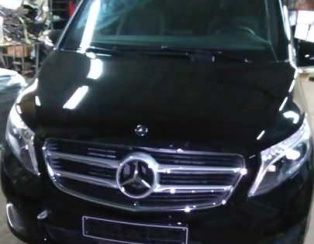 Установка пневмоподвески на Mercedes-Benz V-class W447