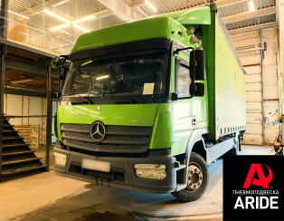 Установка пневмоподвески на Mercedes-Benz Atego