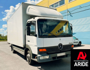 Установка комплекта пневмоподвески на Mercedes-Benz Atego