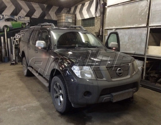 Пневмоподвеска на Nissan Navara 2,5TDi 2013г.в.