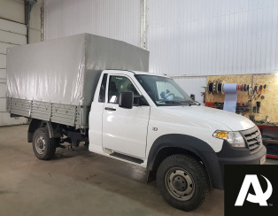 Установка базового комплекта пневмоподвески на заднюю ось УАЗ PROFI 