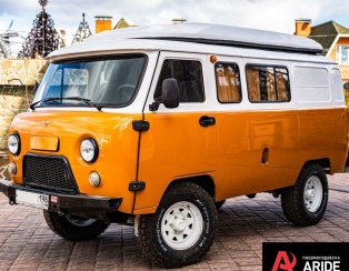 Установка пневмоподвески  УАЗ Буханка