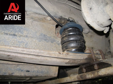 Рис. 2 Наши проекты: Пневмоподвеска на ГАЗ (GAZ) Валдай для комфорта - Этапы установки