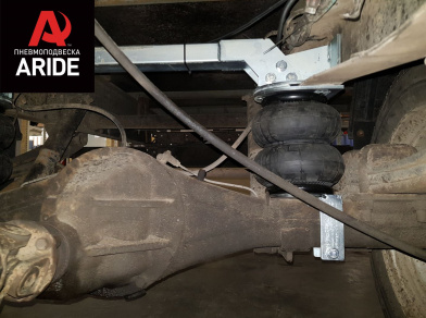 Рис. 6 Наши проекты: Пневмоподвеска на ГАЗ (GAZ) Газель NEXT доработка пневмоподвески - Этапы установки