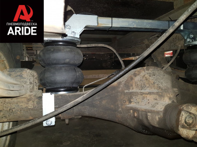 Рис. 2 Наши проекты: Пневмоподвеска на ГАЗ (GAZ) Газель NEXT доработка пневмоподвески - Этапы установки