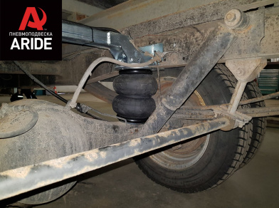 Рис. 8 Наши проекты: Пневмоподвеска на ГАЗ (GAZ) Газель NEXT доработка пневмоподвески - Этапы установки