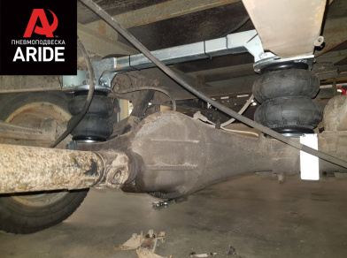 Рис. 7 Наши проекты: Пневмоподвеска на ГАЗ (GAZ) Газель NEXT доработка пневмоподвески - Этапы установки