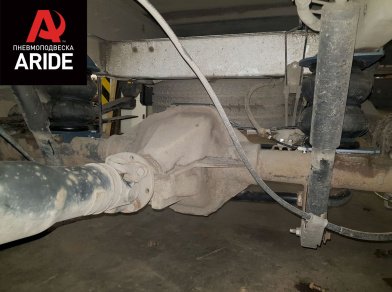 Рис. 8 Наши проекты: Установка задней пневмоподвески ﻿Ford Transit RWD