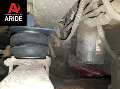 Рис. 10 Наши проекты: Пневмоподвеска на Foton Aumark 1061 - Этапы установки