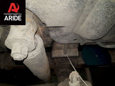 Рис. 4 Наши проекты: Пневмоподвеска на Foton Aumark 1061 - Этапы установки