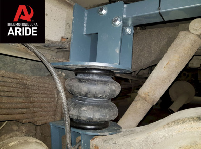 Рис. 12 Наши проекты: Пневмоподвеска на ГАЗ (GAZ) Валдай - Этапы установки