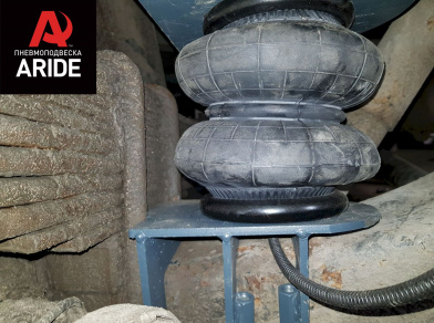 Рис. 11 Наши проекты: Пневмоподвеска на ГАЗ (GAZ) Валдай - Этапы установки