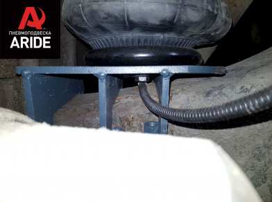 Рис. 7 Наши проекты: Пневмоподвеска на ГАЗ (GAZ) Валдай - Этапы установки