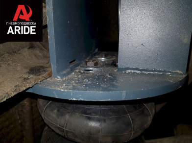 Рис. 9 Наши проекты: Пневмоподвеска на ГАЗ (GAZ) Валдай - Этапы установки