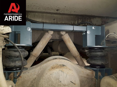 Рис. 5 Наши проекты: Пневмоподвеска на ГАЗ (GAZ) Валдай - Этапы установки