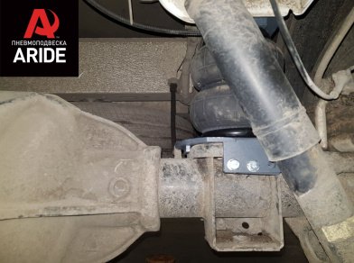 Рис. 10 Наши проекты: Пневмоподвеска на Renault Master для грузоподъемности - Этапы установки