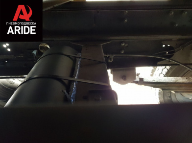 Рис. 19 Наши проекты: Пневмоподвеска на Hyundai HD 35 - Этапы установки