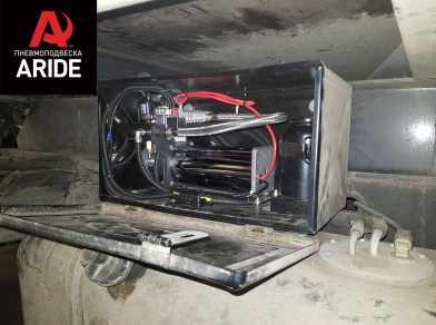 Рис. 2 Наши проекты: Пневмоподвеска на Hyundai HD 35 - Этапы установки