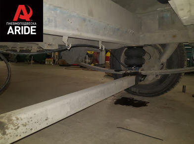 Рис. 3 Наши проекты: Пневмоподвеска на ﻿Fiat Ducato - Этапы установки