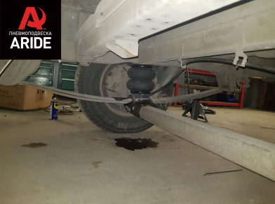 Рис. 6 Наши проекты: Пневмоподвеска на ﻿Fiat Ducato - Этапы установки