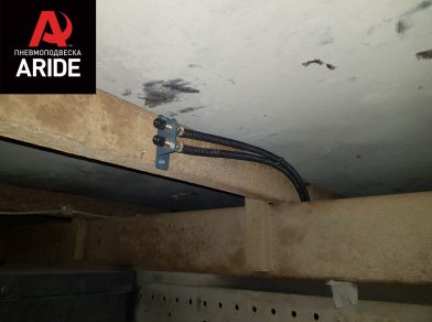 Рис. 6 Наши проекты: Установка задней пневмоподвески ﻿Isuzu NP75