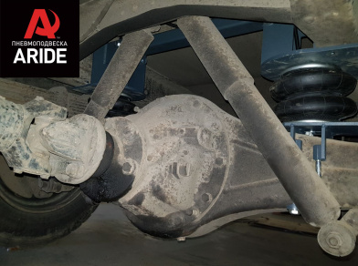 Рис. 2 Наши проекты: Пневмоподвеска на ﻿ГАЗ (GAZ) Валдай - Этапы установки