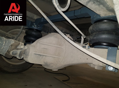 Рис. 2 Наши проекты: Установка задней пневмоподвески с управление из салона ﻿ГАЗ (GAZ) Газель NEXT